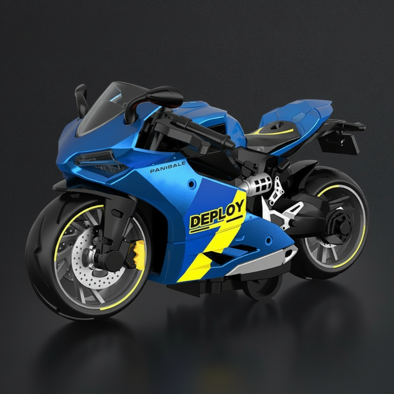 🔥50% OFF 🔧🏍️F2 Cable-Steer Alloy Motorcycle
