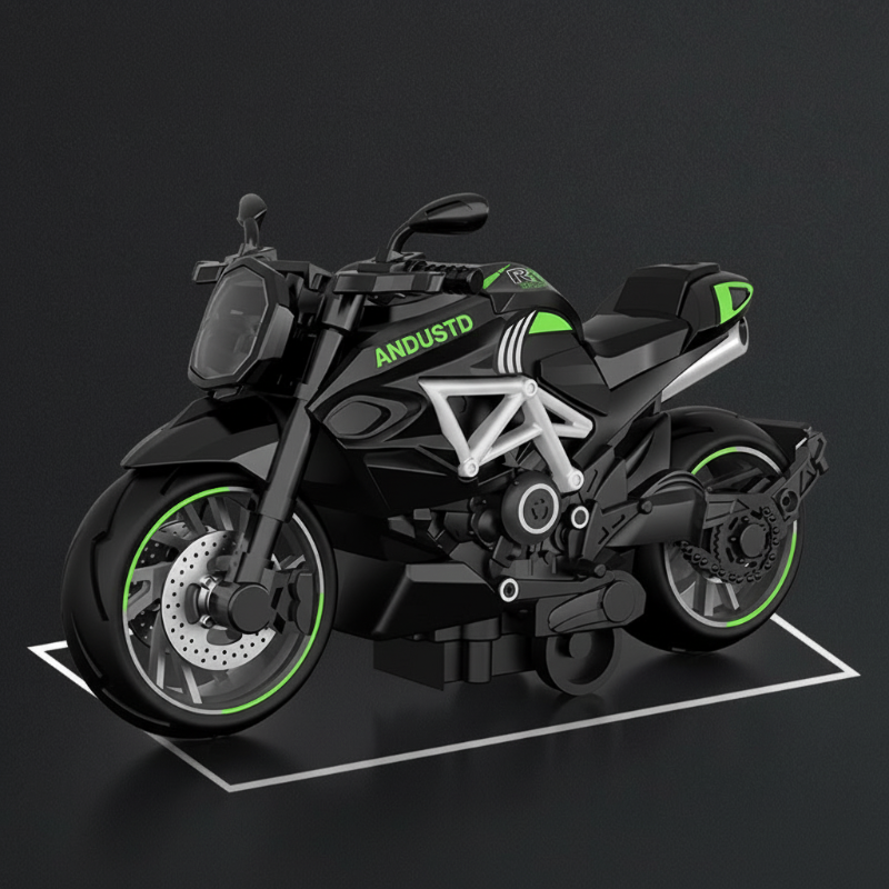 🔥50% OFF 🔧🏍️F2 Cable-Steer Alloy Motorcycle