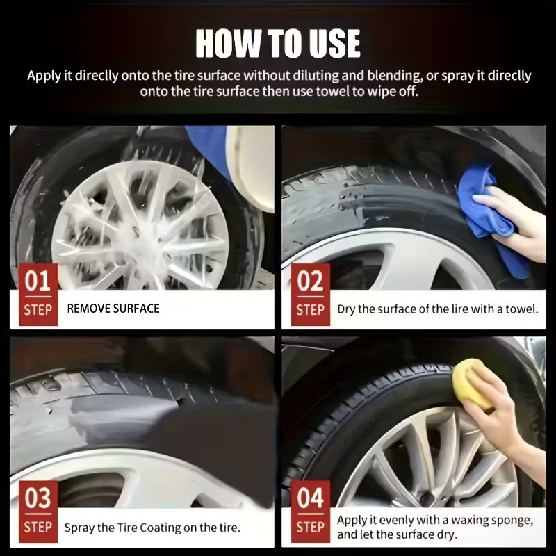 🏆 Last Day Special:🚗✨ Car Tire & Plastic Trim Renewal Paste – Restores Shine, Prevents Cracking & Easy Application