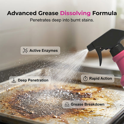⏳LAST DAY OF THE SALE – BUY 2, GET 1 FREE!!🌟Fast-acting, powerful degreasing spray for grills